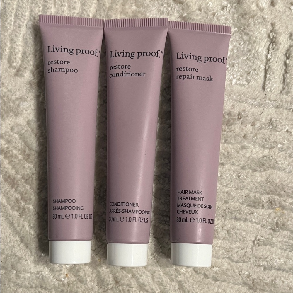 Living Proof Restore Hair Trio in Lavender